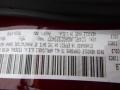 PRV: Velvet Red Pearl 2016 Dodge Durango SXT AWD Color Code
