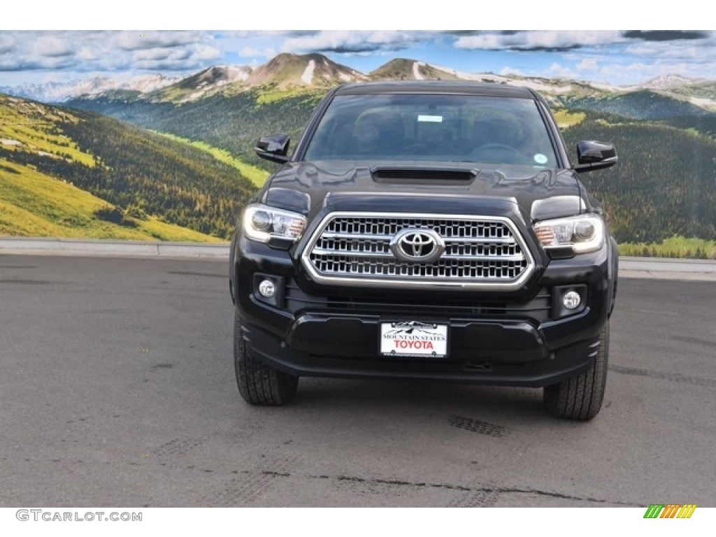 2016 Tacoma TRD Sport Double Cab 4x4 - Black / TRD Graphite photo #2