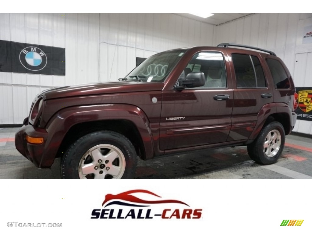 Deep Molten Red Pearl Jeep Liberty