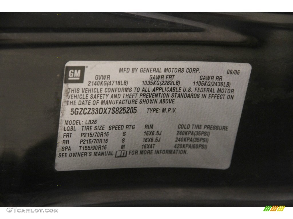 2007 VUE  - Deep Blue / Gray photo #20