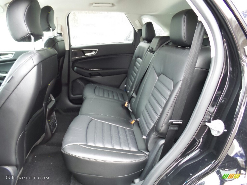 Ebony Interior 2016 Ford Edge SEL AWD Photo #110810004