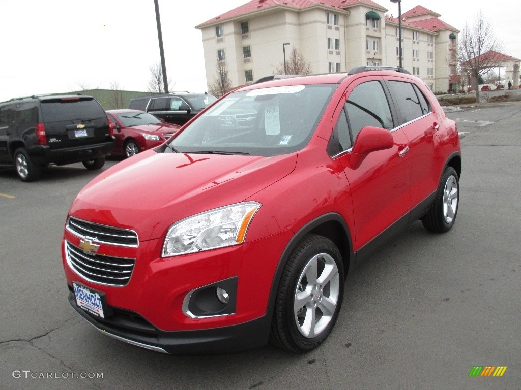 2015 Trax LTZ AWD - Blaze Red / Jet Black photo #2
