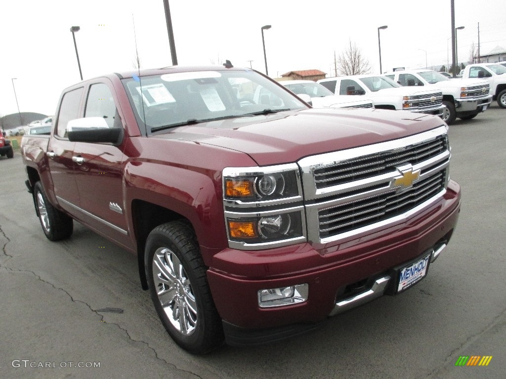 2014 Silverado 1500 High Country Crew Cab 4x4 - Deep Ruby Metallic / High Country Saddle photo #1