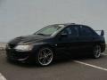 Tarmac Black 2003 Mitsubishi Lancer Evolution VIII
