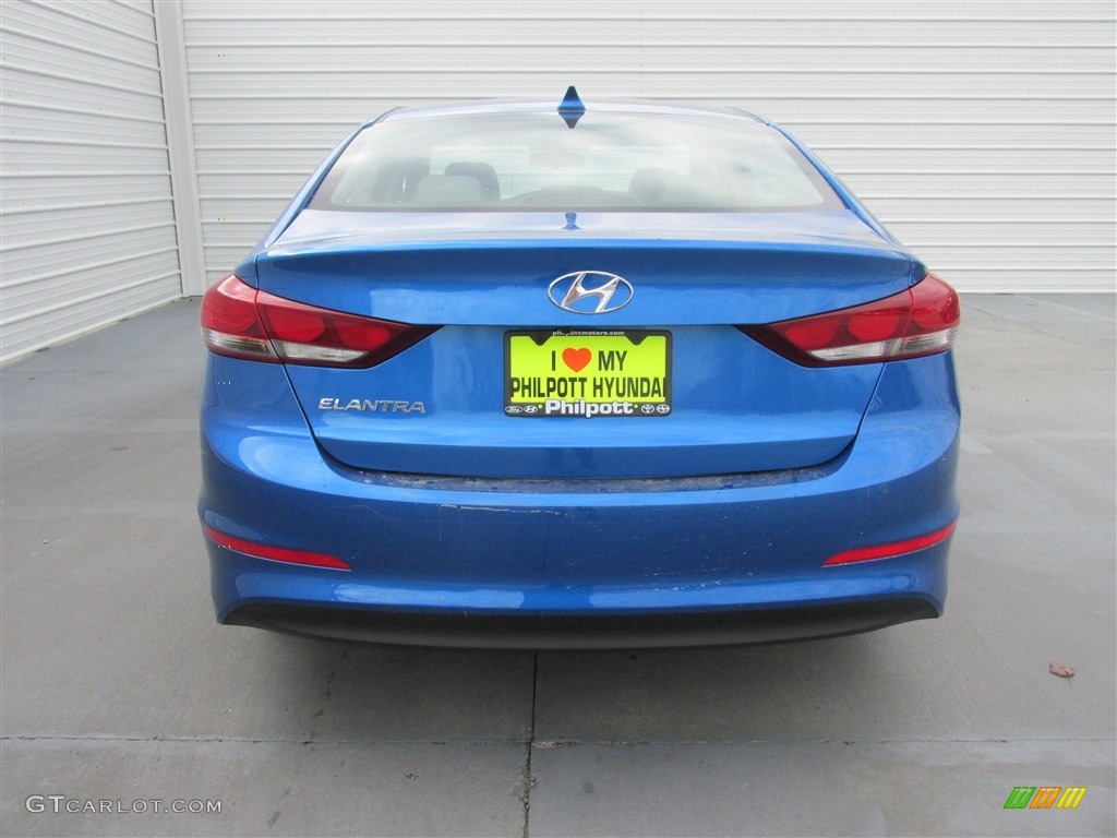 2017 Elantra SE - Electric Blue / Gray photo #5