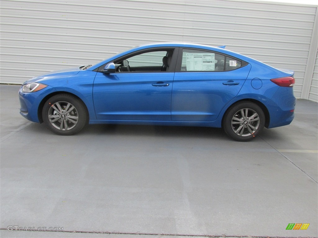 2017 Elantra SE - Electric Blue / Gray photo #6
