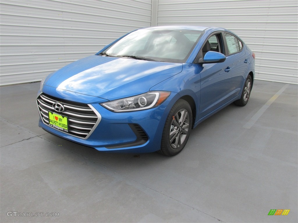 2017 Elantra SE - Electric Blue / Gray photo #7