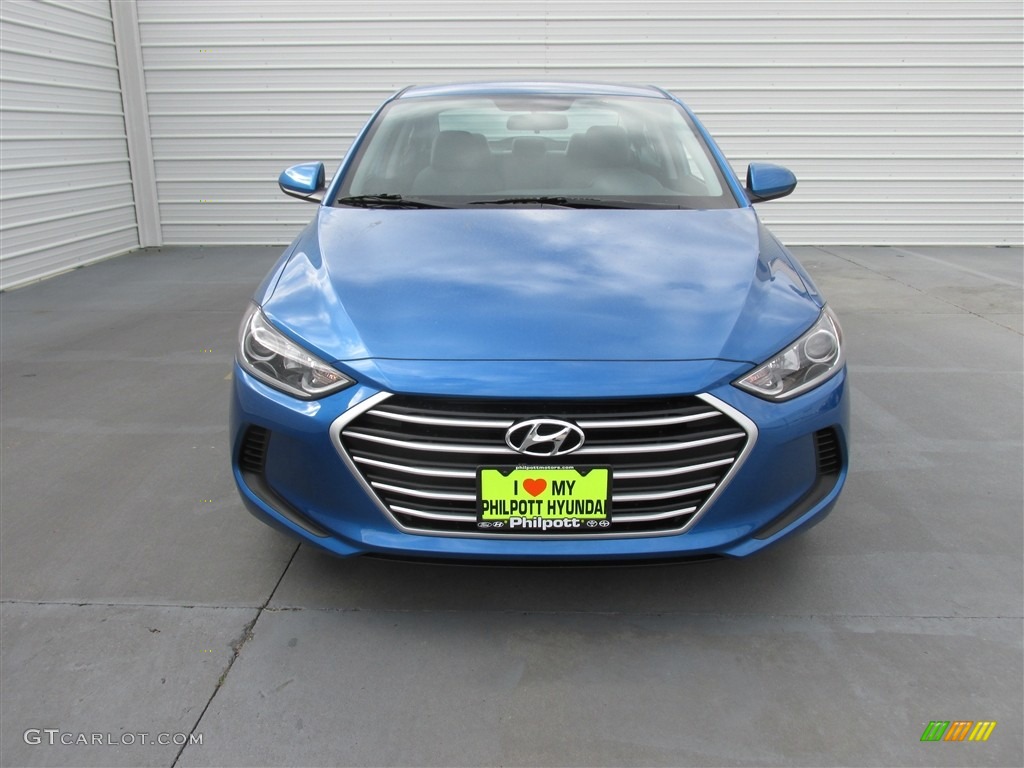 2017 Elantra SE - Electric Blue / Gray photo #8
