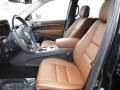 2016 Jeep Grand Cherokee Dark Sienna Brown/Black Interior Front Seat Photo