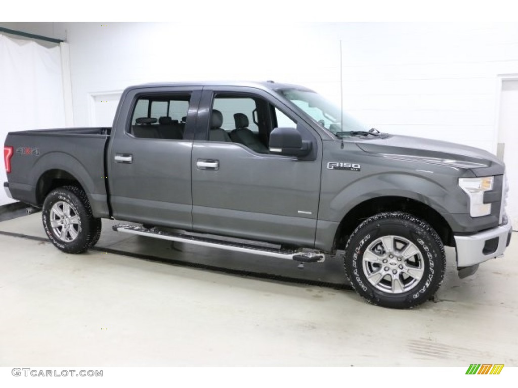 2016 F150 XLT SuperCrew 4x4 - Magnetic / Medium Earth Gray photo #1