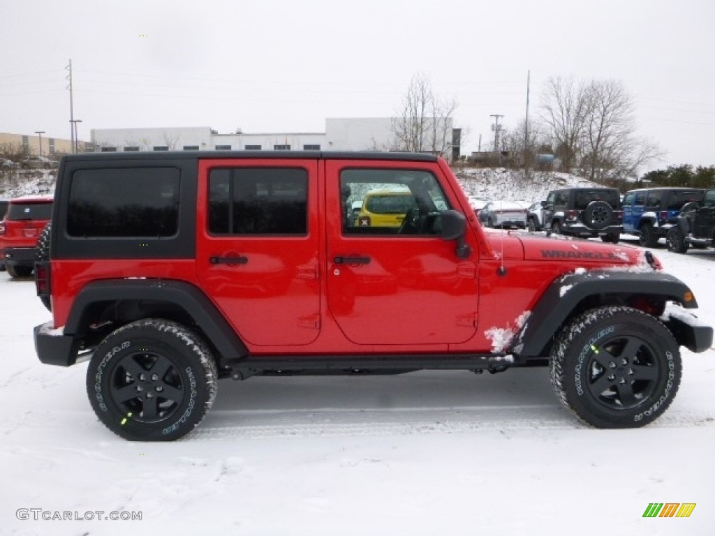 2016 Wrangler Unlimited Sport 4x4 - Firecracker Red / Black photo #9