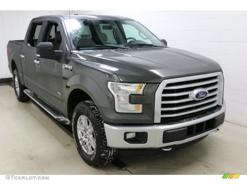 2016 F150 XLT SuperCrew 4x4 - Magnetic / Medium Earth Gray photo #3