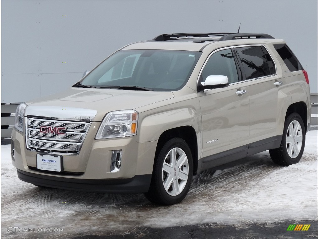 Gold Mist Metallic 2011 GMC Terrain SLE AWD Exterior Photo #110814606