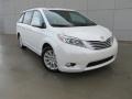 2016 Blizzard Pearl Toyota Sienna Limited  photo #1