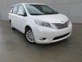 2016 Blizzard Pearl Toyota Sienna Limited  photo #2