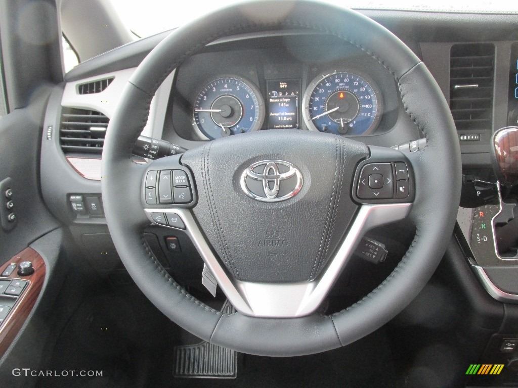 2016 Toyota Sienna Limited Ash Steering Wheel Photo #110815755