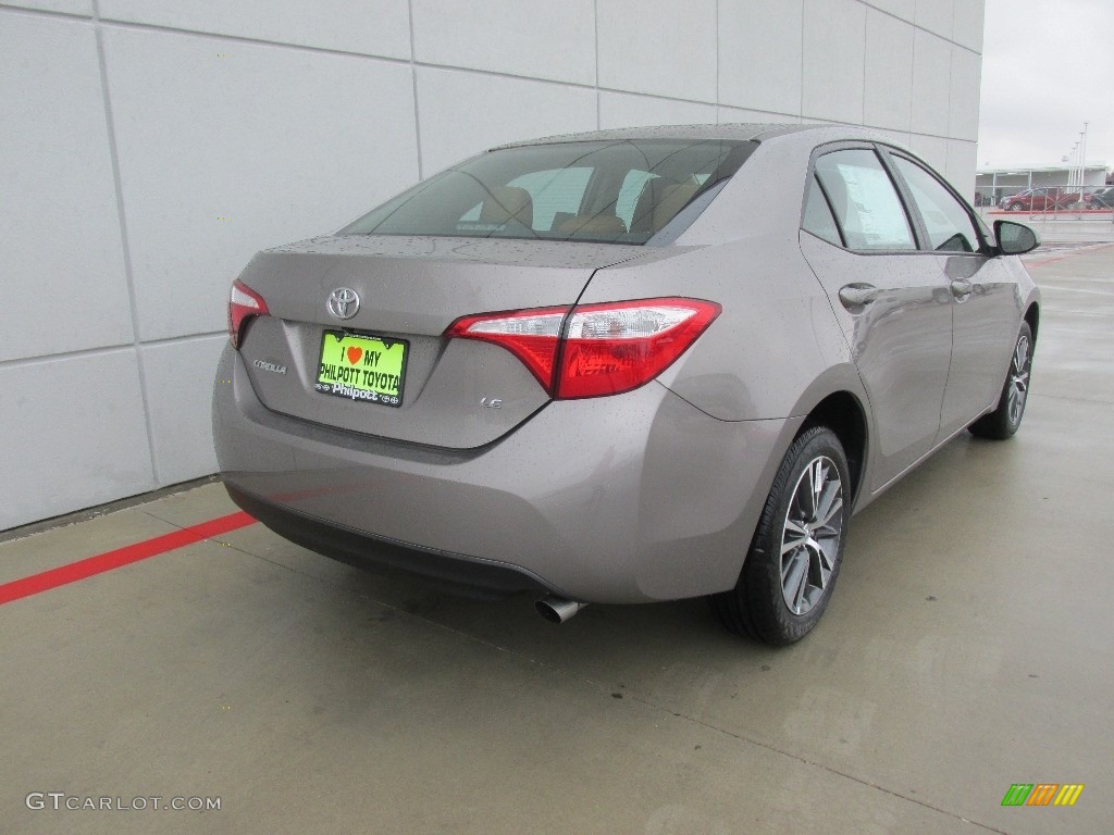 2016 Corolla LE Plus - Brown Sugar Metallic / Amber photo #4
