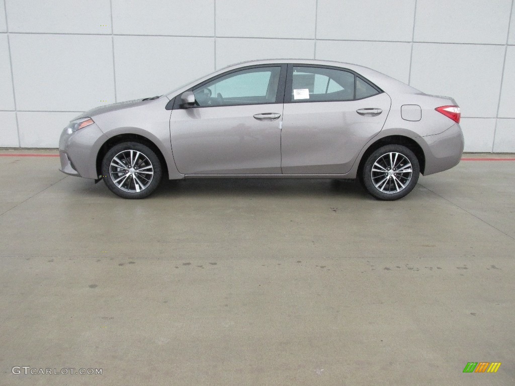 2016 Corolla LE Plus - Brown Sugar Metallic / Amber photo #6