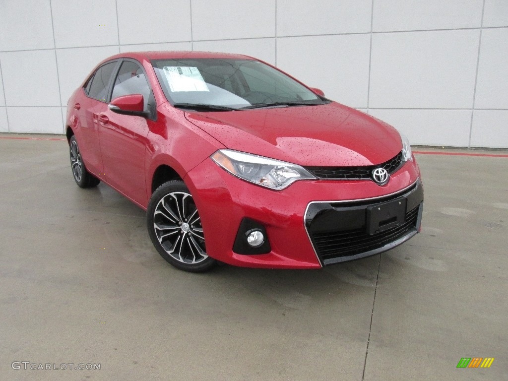 Barcelona Red Metallic 2016 Toyota Corolla S Plus Exterior Photo #110816292