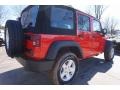 2016 Firecracker Red Jeep Wrangler Unlimited Sport 4x4  photo #3