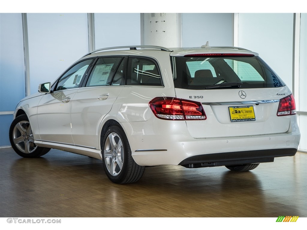 2016 E 350 4Matic Wagon - designo Diamond White Metallic / Chestnut Brown/Black photo #3