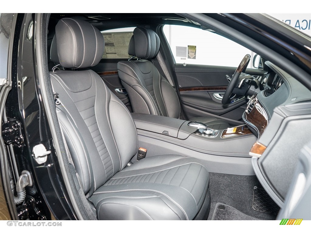 Black Interior 2016 Mercedes-Benz S 550e Plug-In Hybrid Sedan Photo #110818560