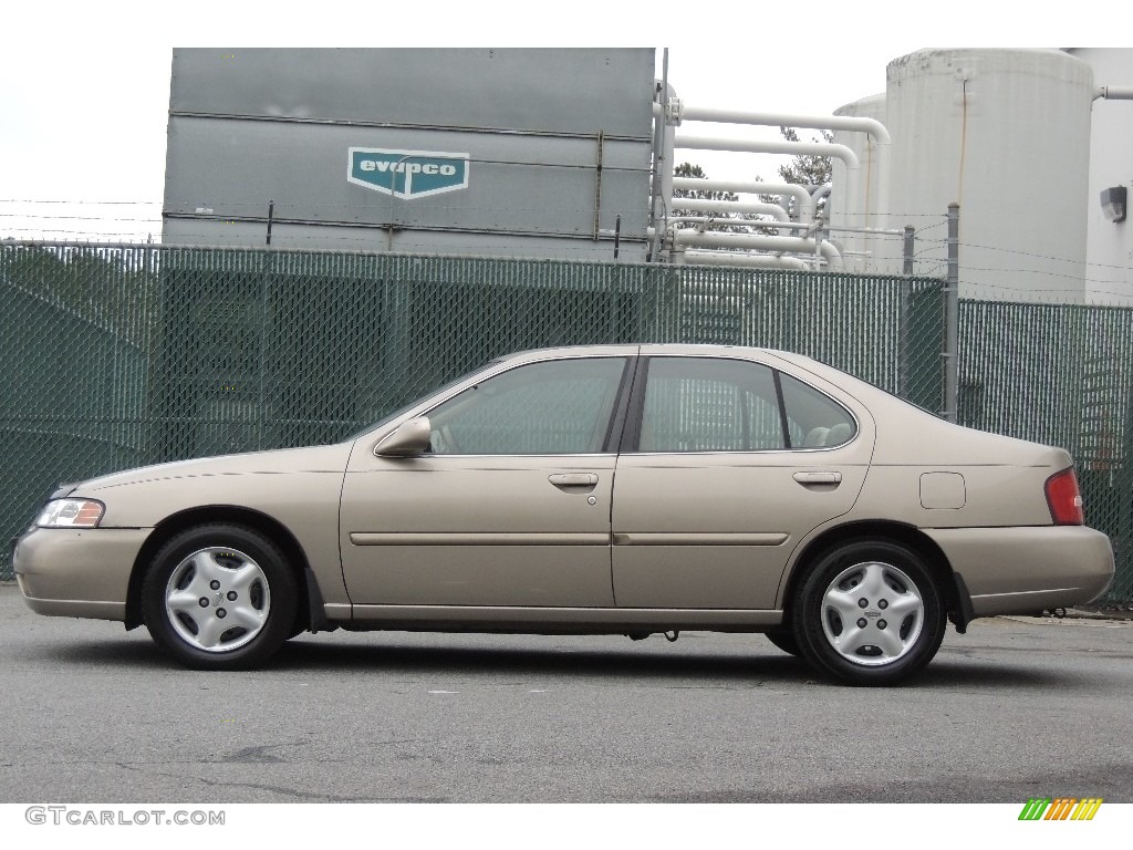 2000 Altima GXE - Sandrift Beige Metallic / Dusk Gray photo #6