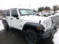 2016 Bright White Jeep Wrangler Unlimited Sport 4x4  photo #9