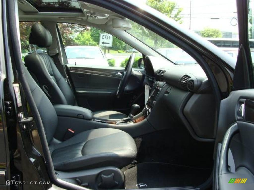 2005 C 240 4Matic Sedan - Black / Black photo #9