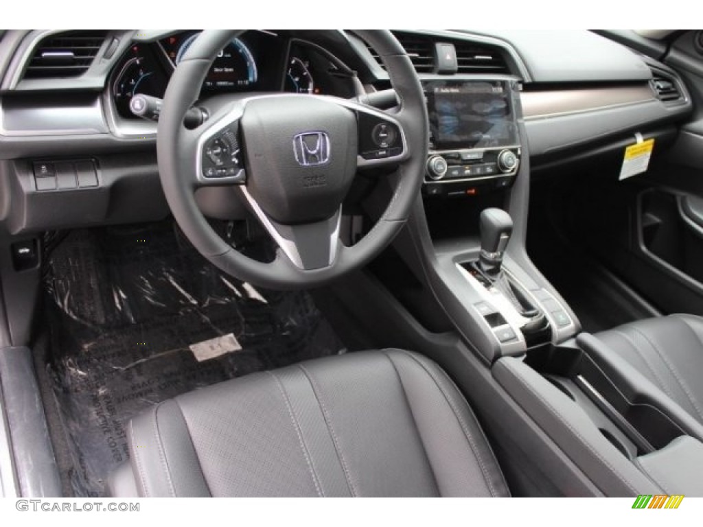 Black Interior 2016 Honda Civic EX-L Sedan Photo #110820966