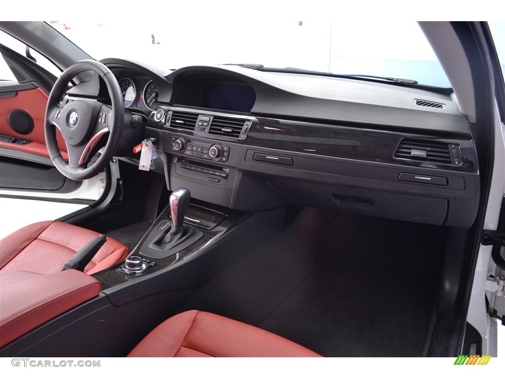 2013 3 Series 328i Coupe - Mineral White Metallic / Coral Red/Black photo #13