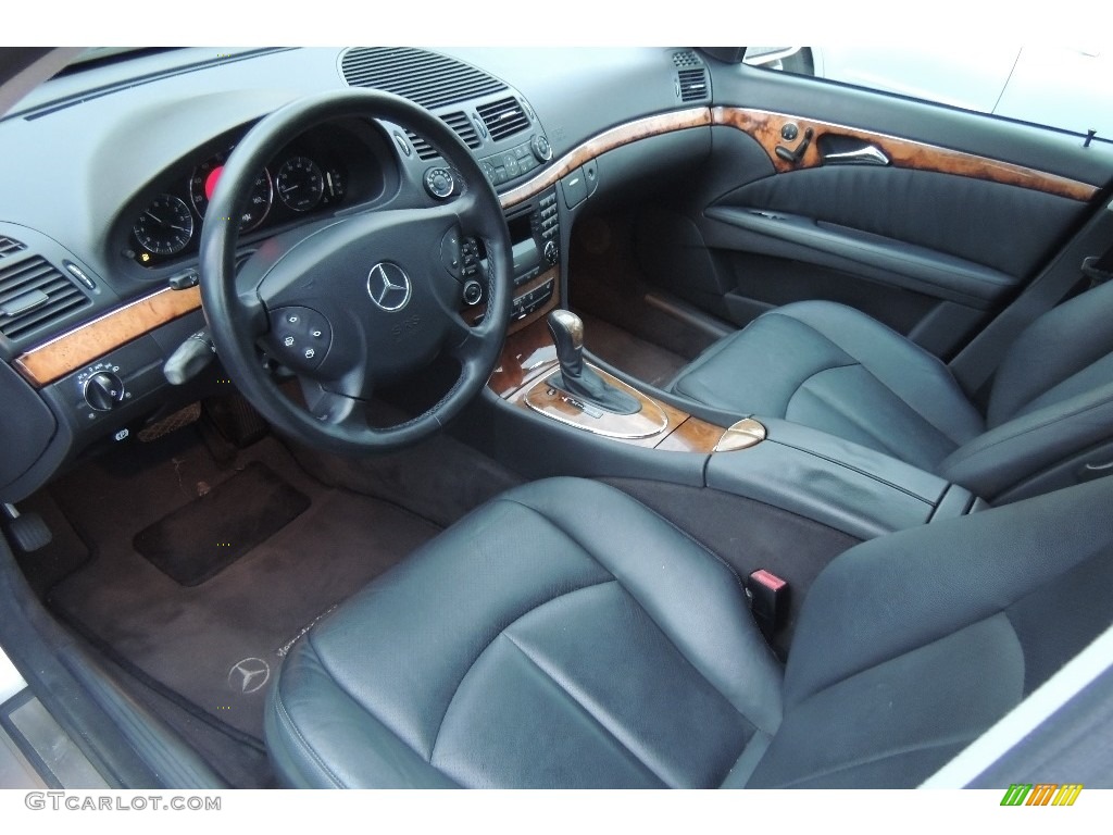 Charcoal Interior 2003 Mercedes-Benz E 320 Sedan Photo #110821074
