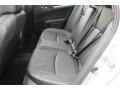 2016 Honda Civic Black Interior Rear Seat Photo