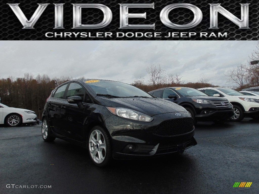 2015 Fiesta ST Hatchback - Tuxedo Black Metallic / ST Charcoal Black photo #1