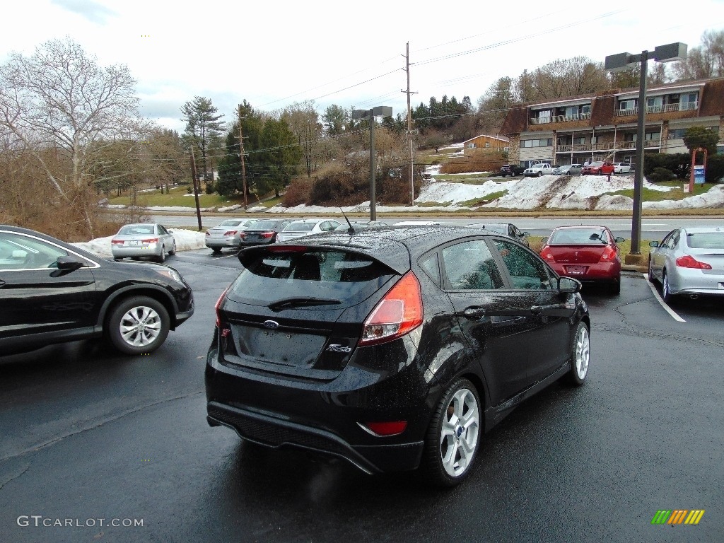 2015 Fiesta ST Hatchback - Tuxedo Black Metallic / ST Charcoal Black photo #3