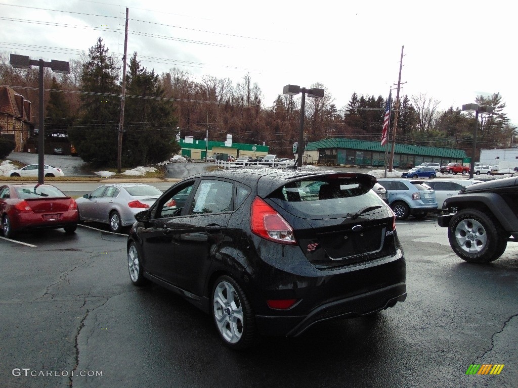 2015 Fiesta ST Hatchback - Tuxedo Black Metallic / ST Charcoal Black photo #5