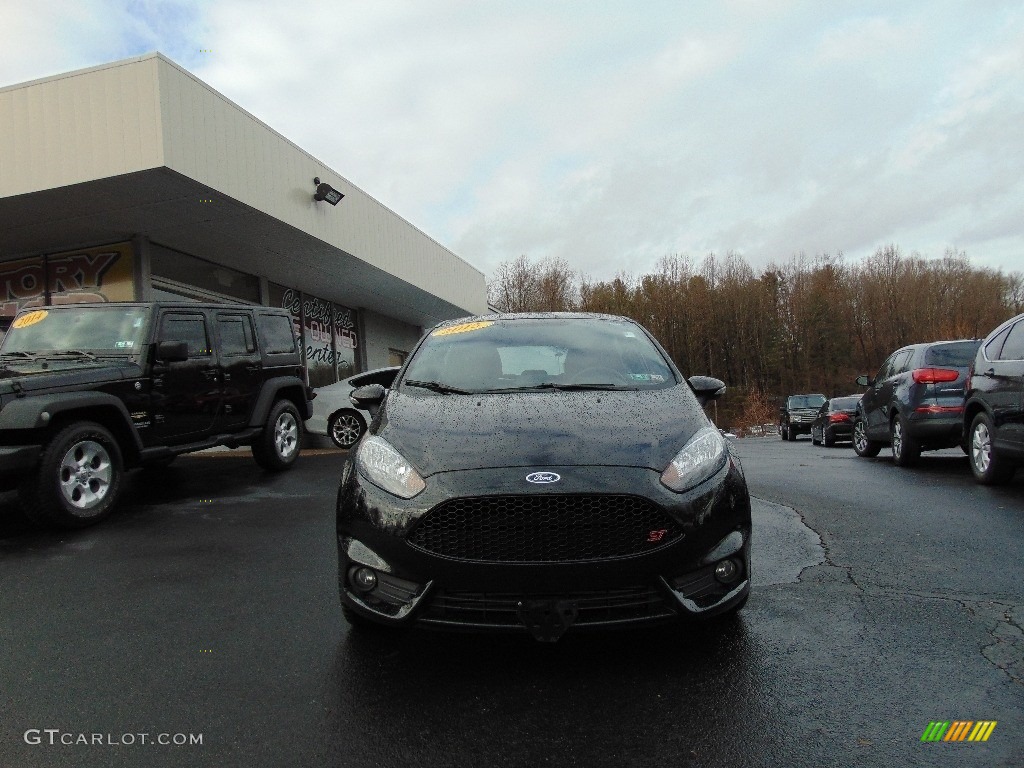 2015 Fiesta ST Hatchback - Tuxedo Black Metallic / ST Charcoal Black photo #8