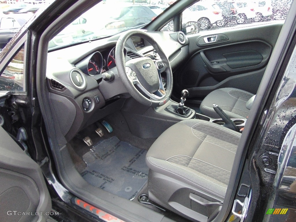2015 Fiesta ST Hatchback - Tuxedo Black Metallic / ST Charcoal Black photo #14
