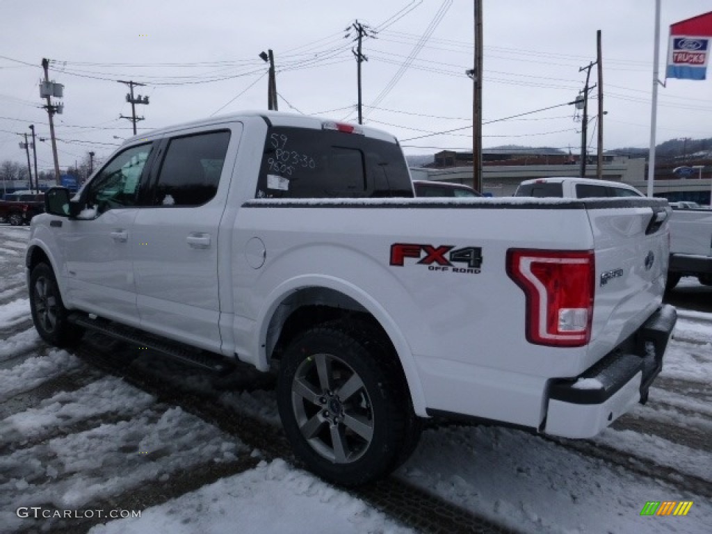 2016 F150 XLT SuperCrew 4x4 - Oxford White / Black photo #4