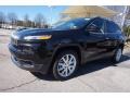 2016 Brilliant Black Crystal Pearl Jeep Cherokee Limited  photo #1