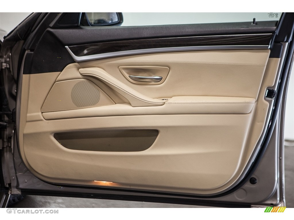 2013 5 Series 528i Sedan - Cashmere Silver Metallic / Venetian Beige photo #25