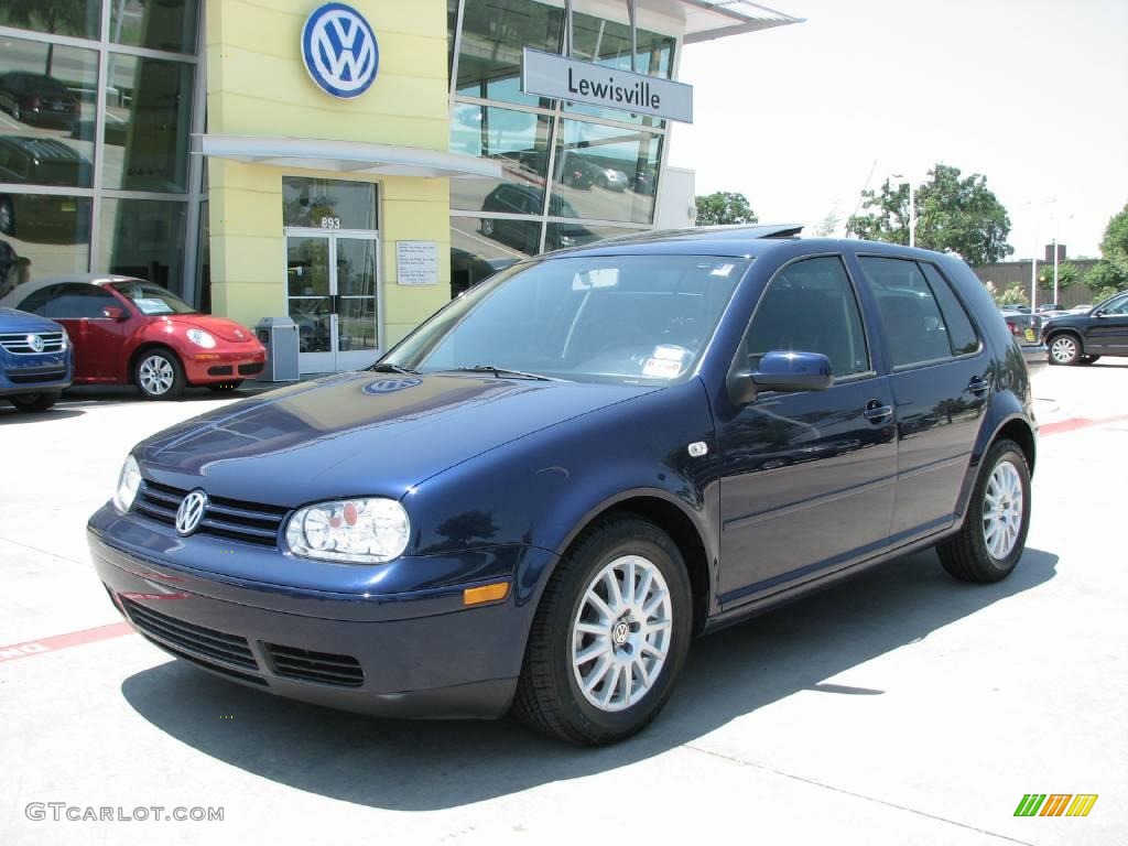 2006 Golf GLS 4 Door - Indigo Blue Metallic / Black photo #1