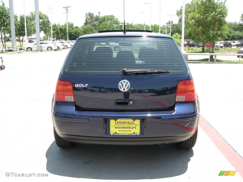 2006 Golf GLS 4 Door - Indigo Blue Metallic / Black photo #6