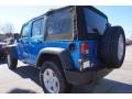 2016 Hydro Blue Pearl Jeep Wrangler Unlimited Sport 4x4  photo #2