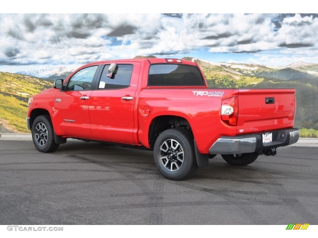 2016 Tundra Limited CrewMax 4x4 - Radiant Red / Black photo #3