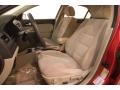 Medium Light Stone Front Seat Photo for 2006 Ford Fusion #110828904