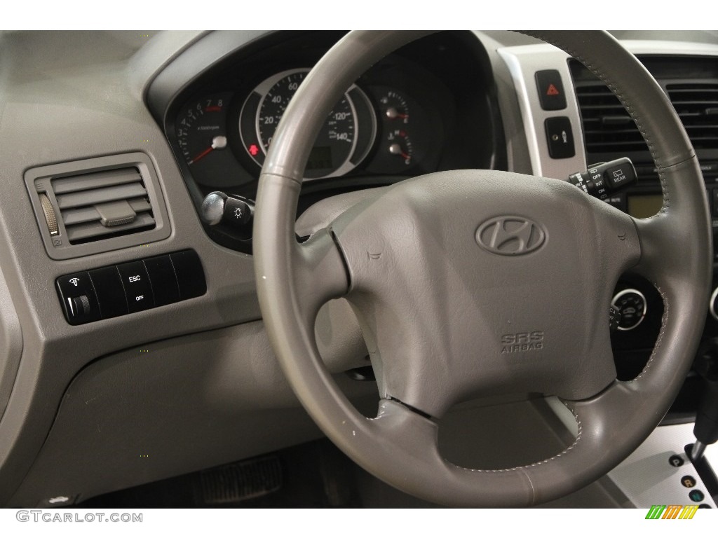 2008 Tucson SE - Platinum Silver / Gray photo #6