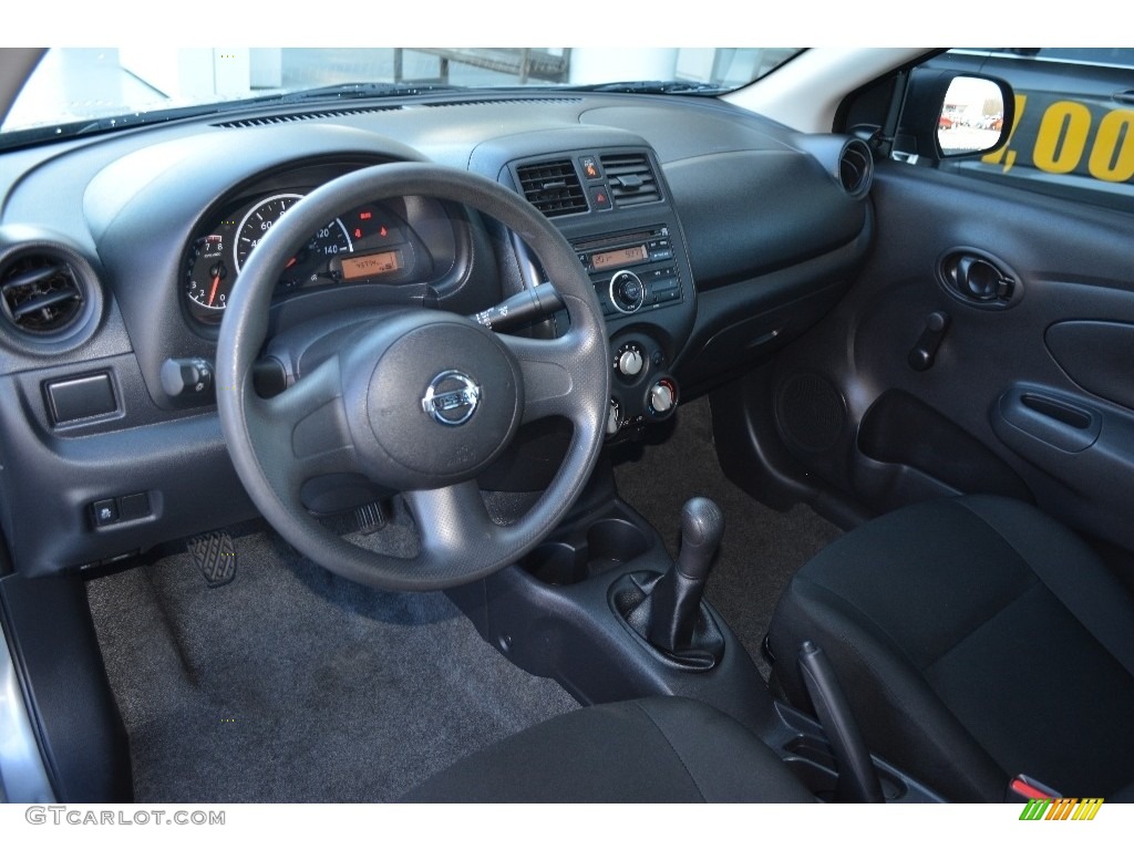 2014 Versa 1.6 S Sedan - Magnetic Gray / Charcoal photo #10