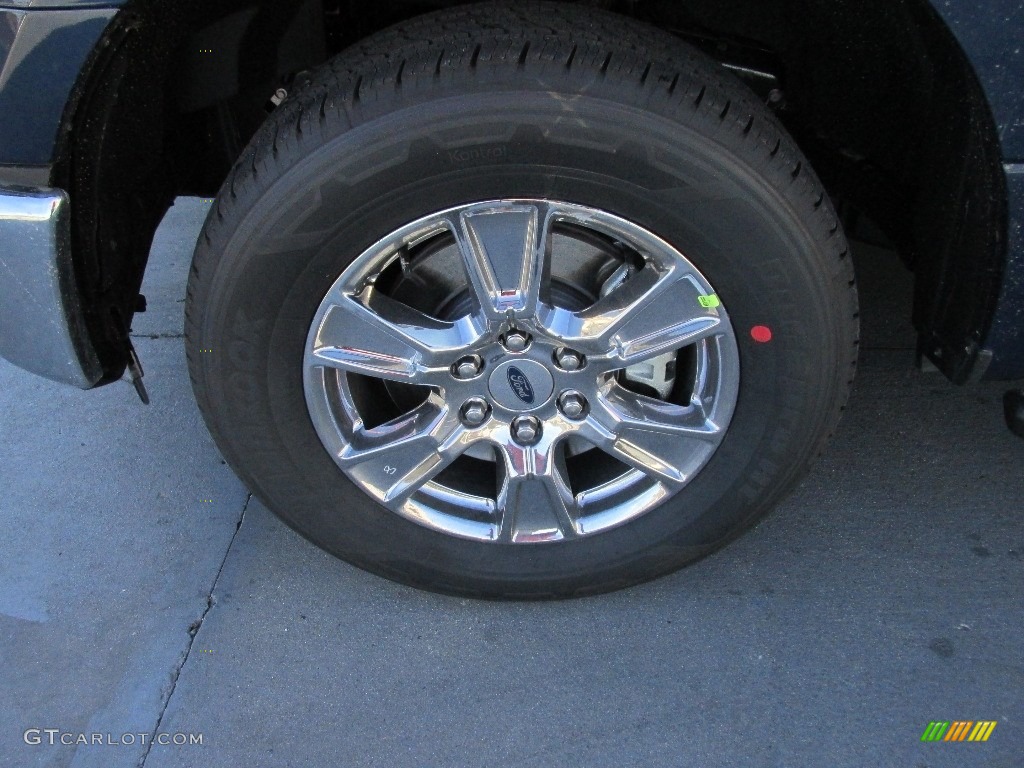 2016 F150 XLT SuperCrew - Blue Jeans / Medium Earth Gray photo #11