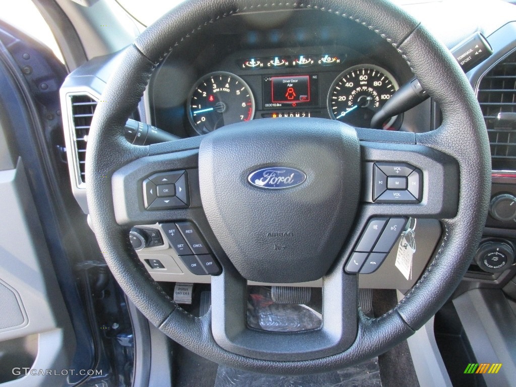 2016 F150 XLT SuperCrew - Blue Jeans / Medium Earth Gray photo #31